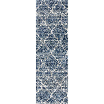 Susa Ogee Moroccan Trellis Shag Area Rug